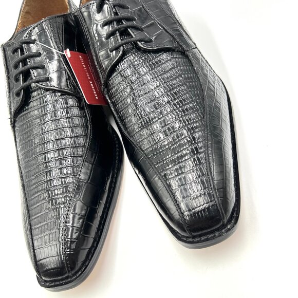 10W 10 WIDE WIDTH Stacy Adams Mens Turano Black Leather Oxfords‎ Dress Shoes main image 13